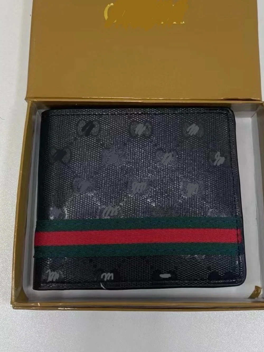 New men’s black fashion wallet